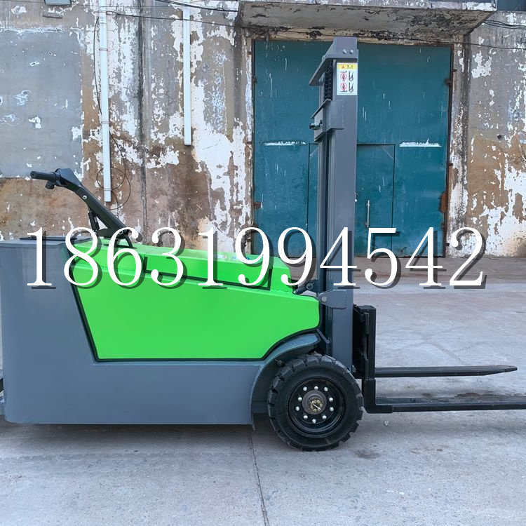 林周县小型电动叉车1吨2吨步行站驾式电瓶堆高充电装卸车液压升降车铲车